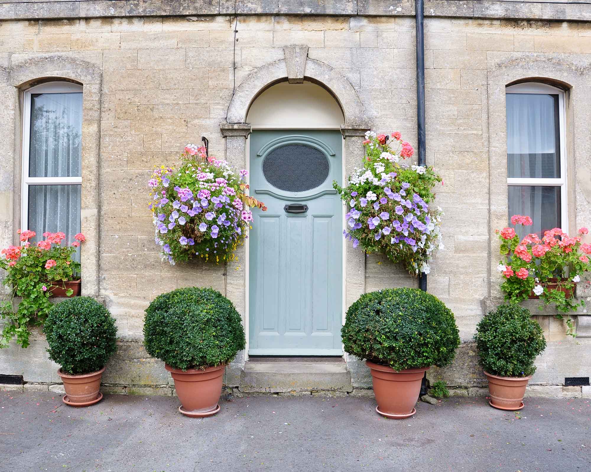 Front door of a rental property in Banbury, Oxfordshire